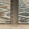Oriental Weavers Latitude 002X3 Grey Orange Area Rug Pile Image