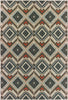 Oriental Weavers Latitude 002X3 Grey Orange Area Rug main image
