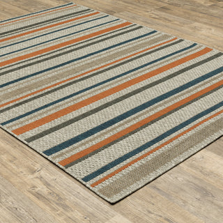 Oriental Weavers Latitude 602W3 Grey Blue Area Rug Alternate Image