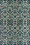 Oriental Weavers Latitude 609B3 Blue Grey Area Rug main image featured