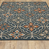 Oriental Weavers Latitude 709B3 Blue Orange Area Rug Alternate Image