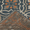 Oriental Weavers Latitude 709B3 Blue Orange Area Rug Backing Image