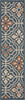Oriental Weavers Latitude 709B3 Blue Orange Area Rug Runner Image