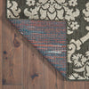 Oriental Weavers Latitude 8020K Grey Charcoal Area Rug Backing Image