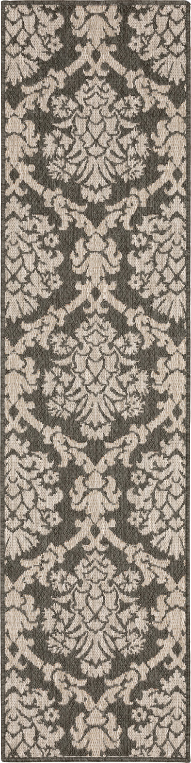 Oriental Weavers Latitude 8020K Grey Charcoal Area Rug 1'10'' X 7'6'' Runner Image