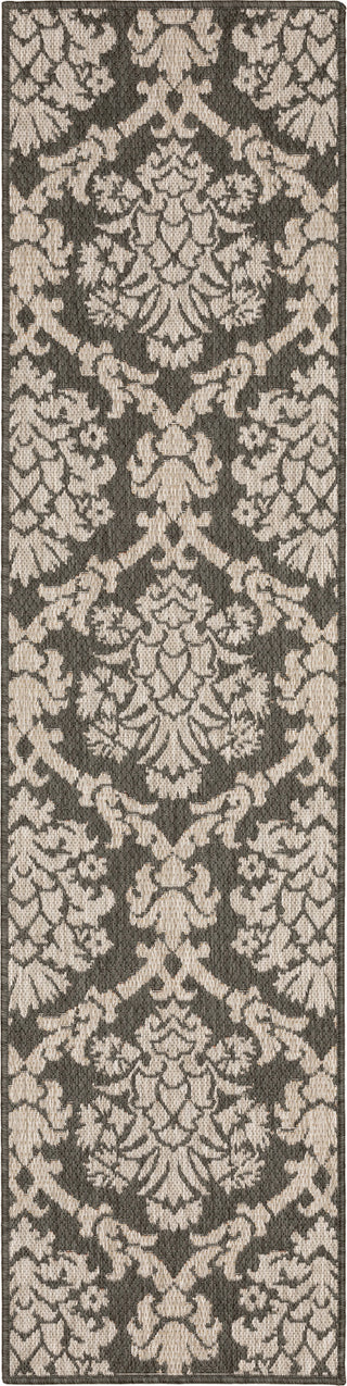 Oriental Weavers Latitude 8020K Grey Charcoal Area Rug 1'10'' X 7'6'' Runner Image