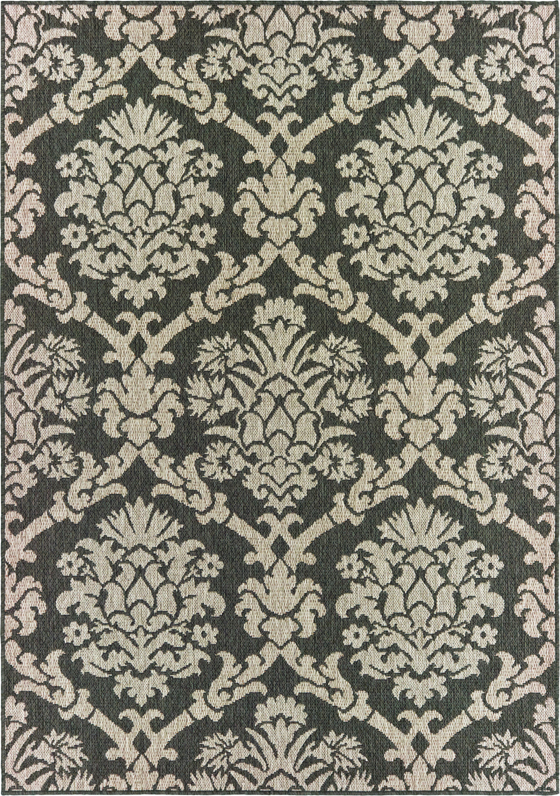 Oriental Weavers Latitude 8020K Grey Charcoal Area Rug main image featured