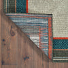 Oriental Weavers Latitude 8021L Grey Blue Area Rug Backing Image
