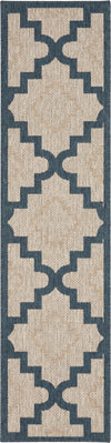 Oriental Weavers Latitude 804I3 Grey Blue Area Rug 1'10'' X 7'6'' Runner Image