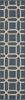 Oriental Weavers Latitude 806B3 Blue Grey Area Rug 1'10'' X 7'6'' Runner Image