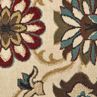 Oriental Weavers Laurel 3357M Ivory/Multi Area Rug Close-up Image