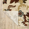 Oriental Weavers Laurel 3357M Ivory/Multi Area Rug Backing Image