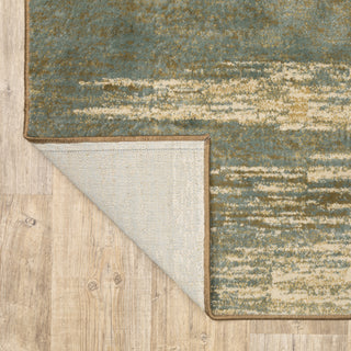 Oriental Weavers Laurel 3504H Brown/Blue Area Rug Backing Image