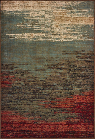 Oriental Weavers Laurel 3504H Brown/Blue Area Rug main image