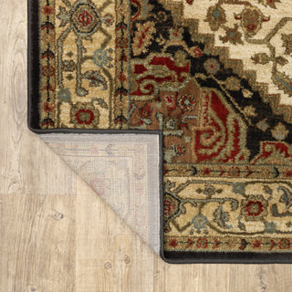 Oriental Weavers Laurel 5100C Black/Multi Area Rug Backing Image