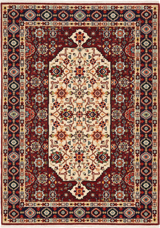 Oriental Weavers Lilihan 1802W Red/Ivory Area Rug Main Image Featured