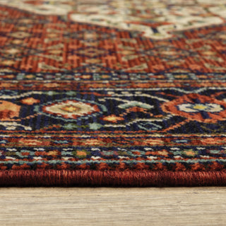 Oriental Weavers Lilihan 001C6 Red/Blue Area Rug Pile