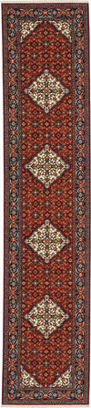 Oriental Weavers Lilihan 001C6 Red/Blue Area Rug Runner 2'6''x12'