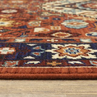 Oriental Weavers Lilihan 2061V Red/Blue Area Rug Pile 