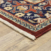  Oriental Weavers Lilihan 2062R Red/Blue Area Rug Corner On Wood Featured