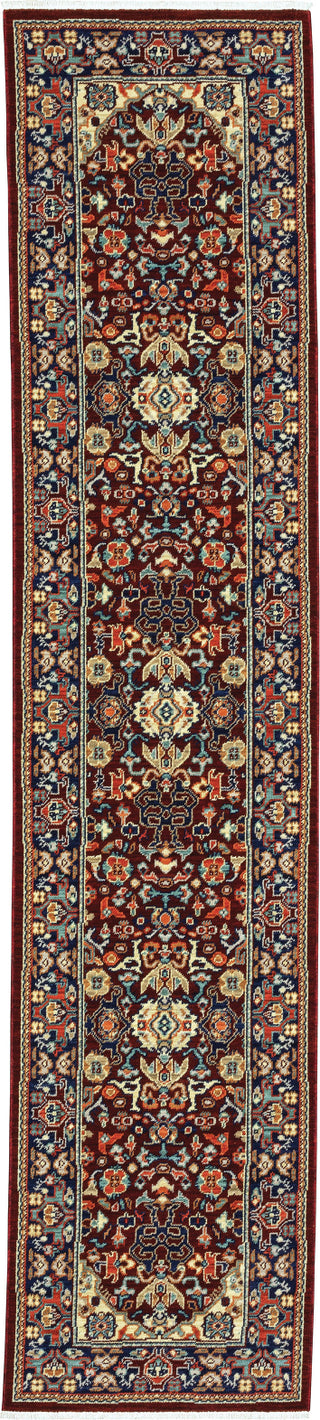 Oriental Weavers Lilihan 2062R Red/Blue Area Rug 2'6''x12'