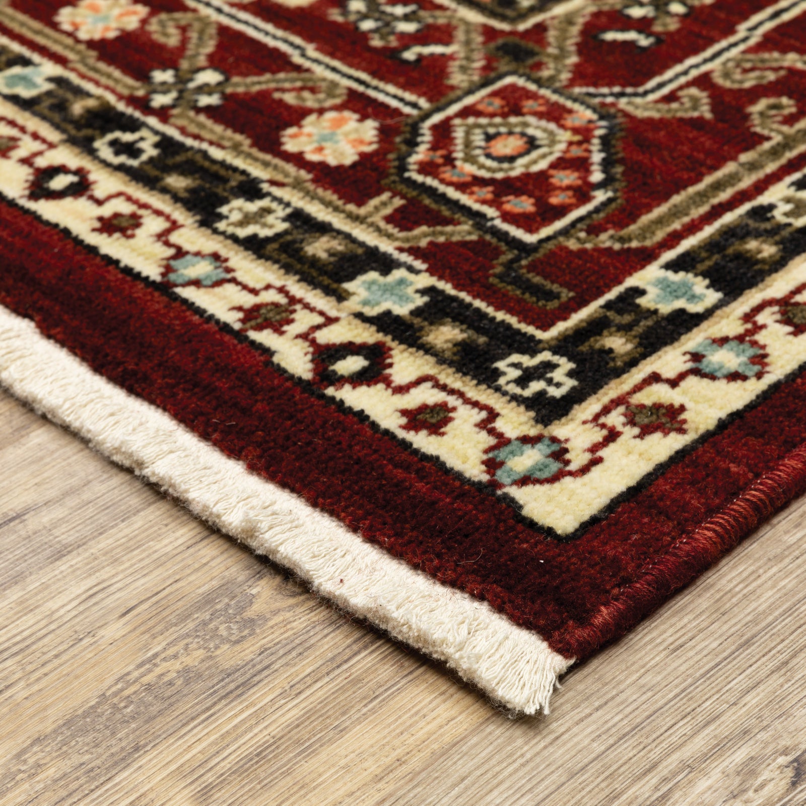 Seavish Boho Tribal Area Rugs for Living Room 4x6 Red Oriental Rug Vintage  Farmhouse Throw Rugs with Rubber Backing Washable Distressed Indoor Soft