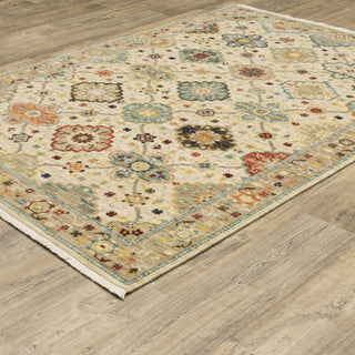 Oriental Weavers Lilihan 4601W Beige/Multi Area Rug Alternate Image