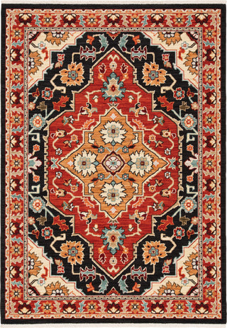 Oriental Weavers Lilihan 4929A Black/Red Area Rug Main Image 