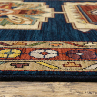 Oriental Weavers Lilihan 090B6 Blue/Red Area Rug Pile