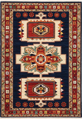 Oriental Weavers Lilihan 090B6 Blue/Red Area Rug Main Image