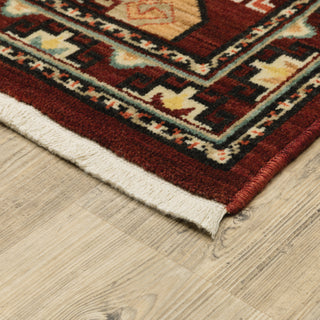 Oriental Weavers Lilihan 091R6 Red/Multi Area Rug Corner Featured