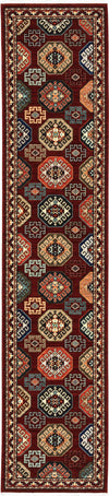 Oriental Weavers Lilihan 091R6 Red/Multi Area Rug Runner 2'6''x12'