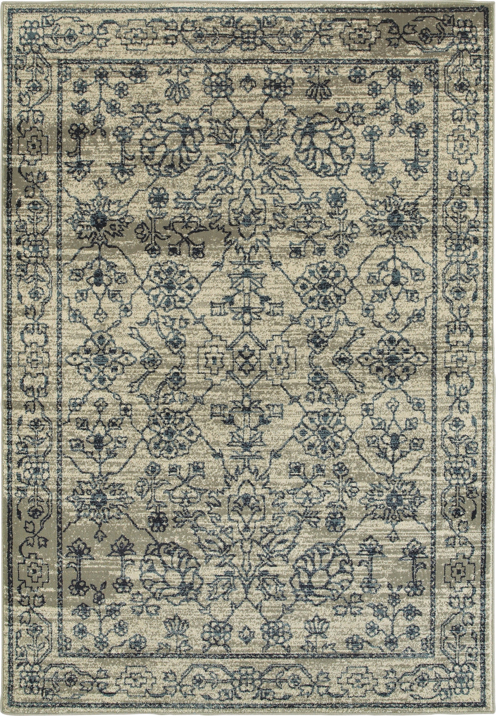 Oriental Weavers Linden 7804C Beige/ Navy Area Rug main image featured