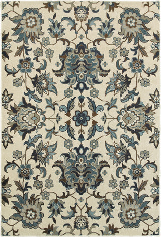 Oriental Weavers Linden 7811A Ivory/ Blue Area Rug main image featured