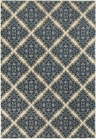 Oriental Weavers Linden 7816B Ivory/ Blue Area Rug main image featured