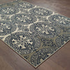Oriental Weavers Linden 7818A Navy/ Ivory Area Rug On Wood