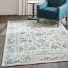 Oriental Weavers Linden 7909A Ivory/ Blue Area Rug Lifestyle Image Featured