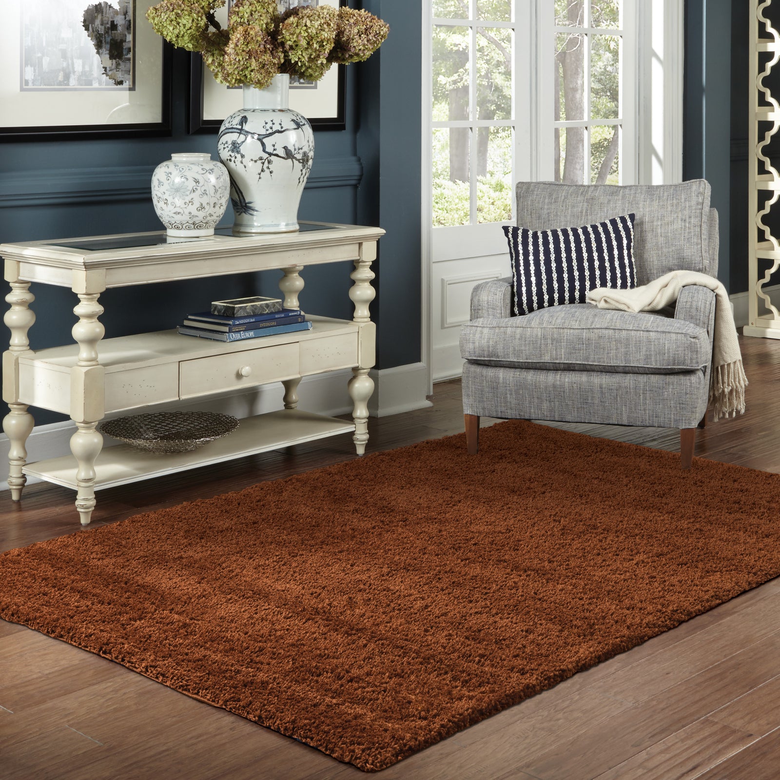 Oriental Weavers Loft 520C4 Rust/Rust Area Rug – Incredible Rugs