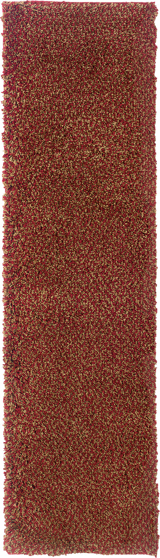 Oriental Weavers Loft 520O4 Red/Gold Area Rug Runner