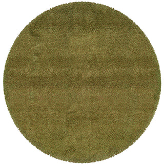 Oriental Weavers Loft 520Q4 Green/Gold Area Rug 6' 0 Round