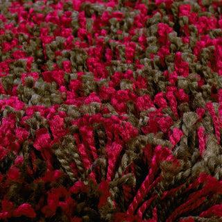 Oriental Weavers Loft 520V4 Red/Brown Area Rug Detail Shot