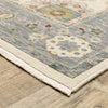 Oriental Weavers Lucca 846H1 Ivory/Blue Area Rug Corner Image