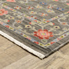 Oriental Weavers Lucca 093K1 Grey/Multi Area Rug Corner Image