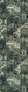 Oriental Weavers Luna 1804K Black/Ivory Area Rug 2'3'' X 7'6'' Runner 