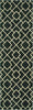 Oriental Weavers Luna 8123B Black/Ivory Area Rug 2'3'' X 7'6'' Runner