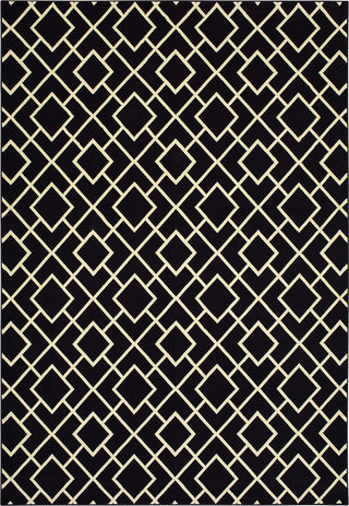 Oriental Weavers Luna 8123B Black/Ivory Area Rug main image featured