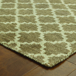 Tommy Bahama Maddox 56503 Brown Area Rug Corner