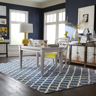 Tommy Bahama Maddox 56508 Navy Area Rug Roomshot Feature