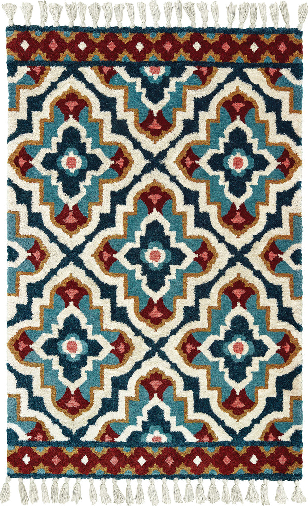 Oriental Weavers Madison 61401 Blue Ivory Area Rug main image