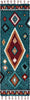 Oriental Weavers Madison 61402 Blue Pink Area Rug Runner Image